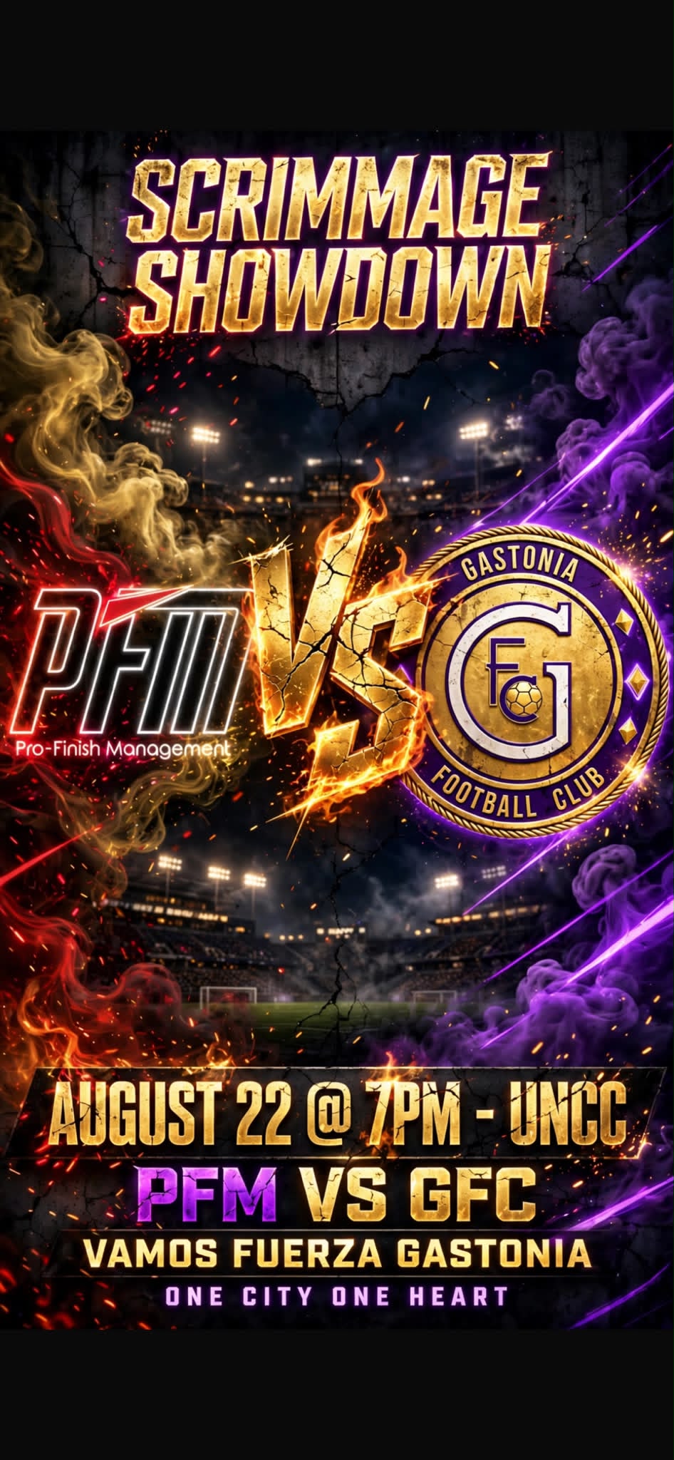 Gastonia FC Strikers vs PFM, friendly match